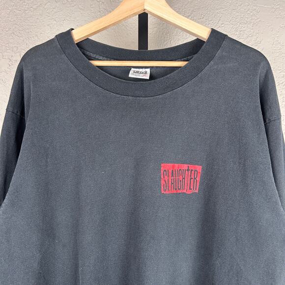 Slaughter The Wild Life 1992 Tour Rock Metal XL Band Longsleeve - Picture 5 of 5